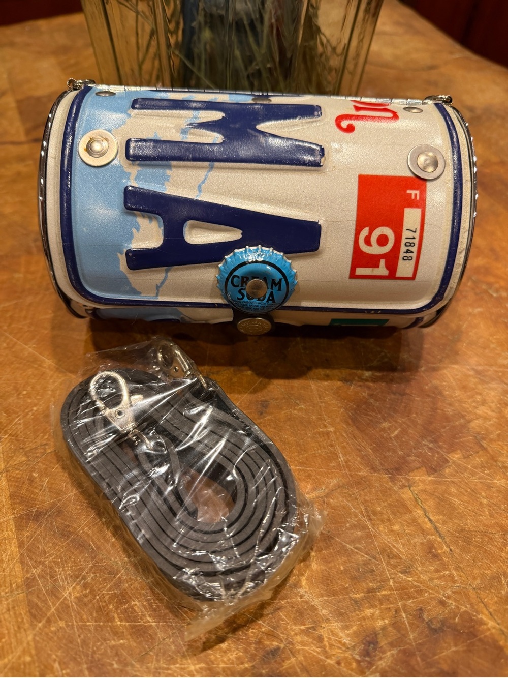 Little Earth license plate crossbody bag - Washington State, 1991